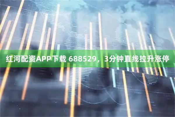 红河配资APP下载 688529，3分钟直线拉升涨停