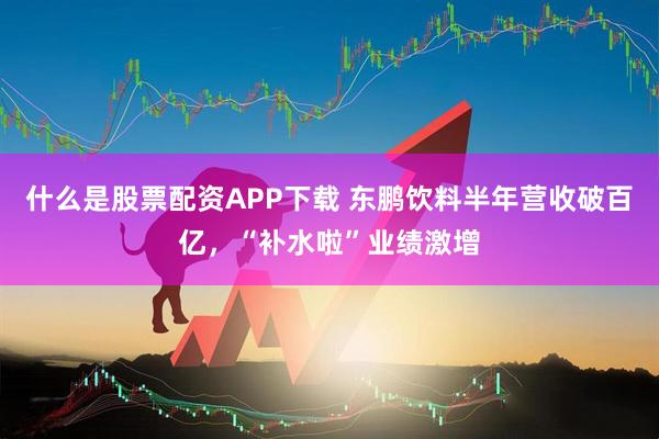 什么是股票配资APP下载 东鹏饮料半年营收破百亿，“补水啦”业绩激增